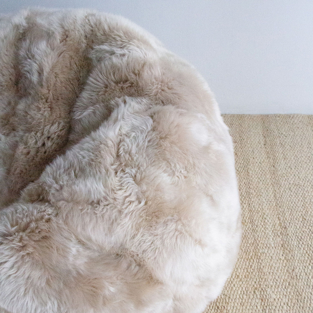 NZ Wool Sheepskin Beanbag - Nappa