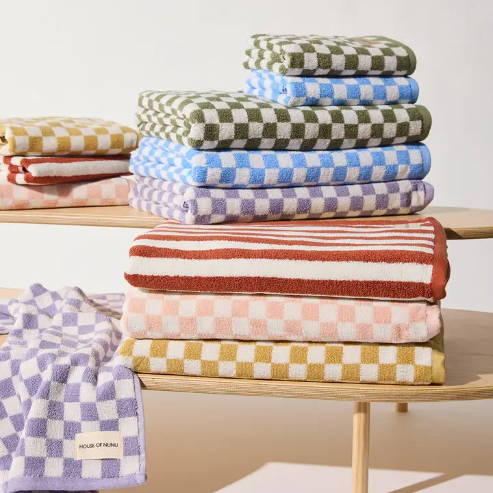 Blue Check - Towel Collection