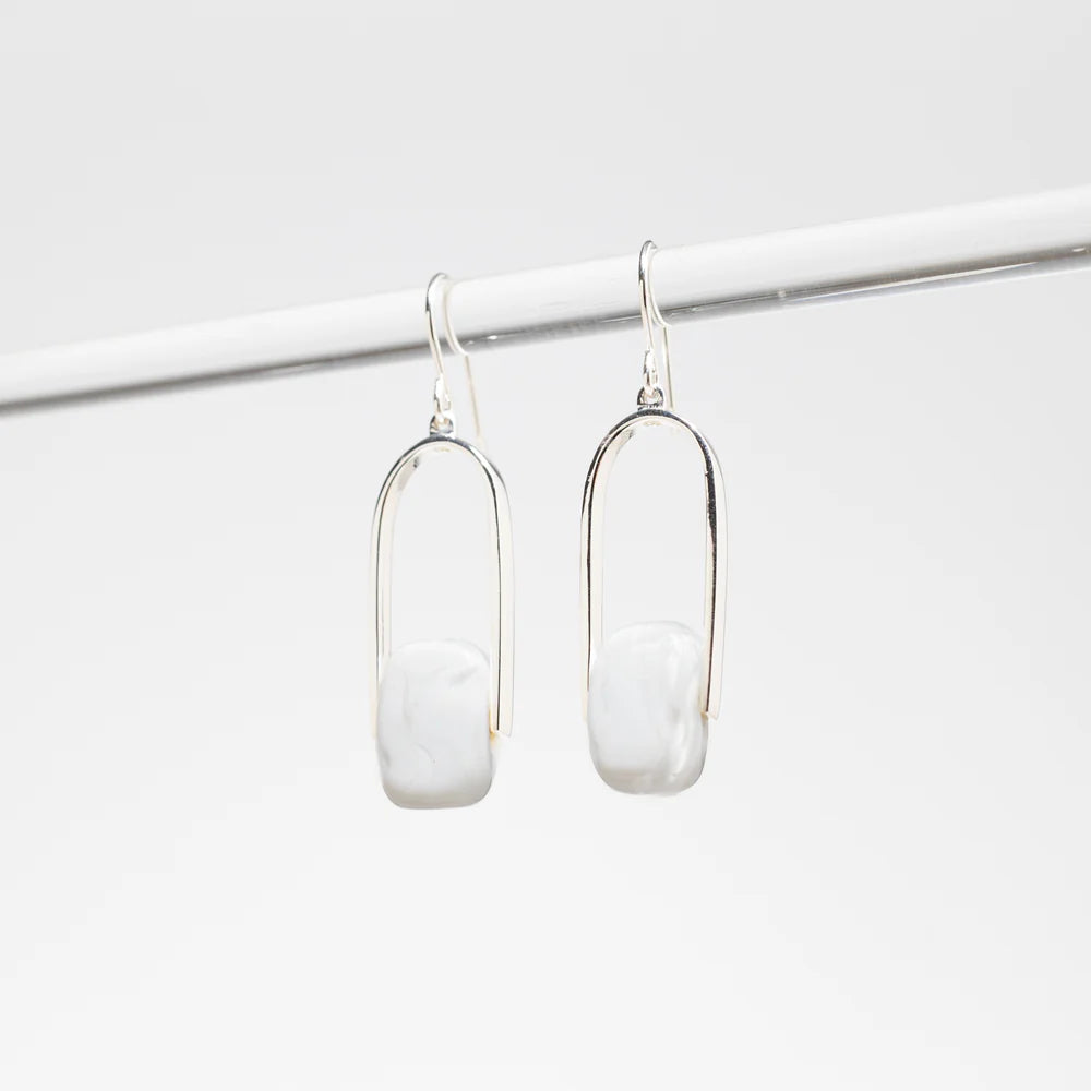 Empire Cloud - Silver Earrings