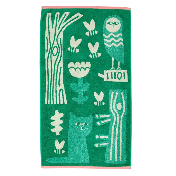 Portuguese Cotton Towels - Birds and Bees