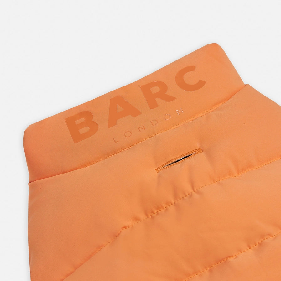 Reversible Puffer Jacket - Coral & Khaki