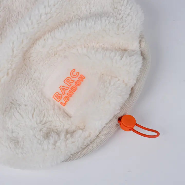Sherpa Fleece Dog Vest - Cream