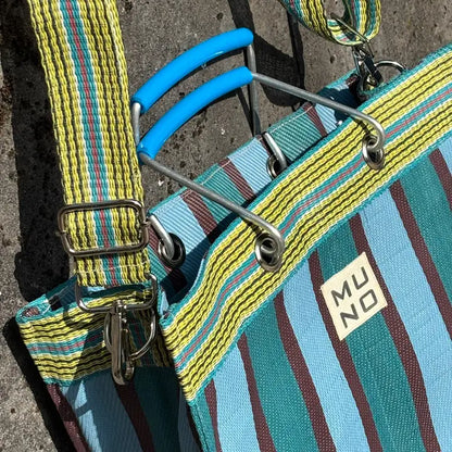 Recycled Nylon Tote Bag – Ocean Breeze