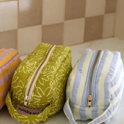 Field Seersucker Dopp Kit
