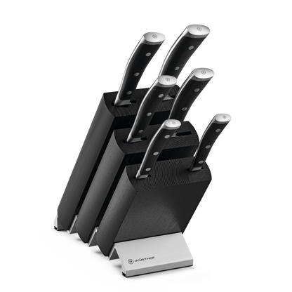 WÜSTHOF Classic Ikon 7-Piece Knife Block Set - Black