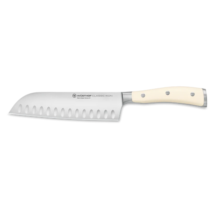 Wusthof Classic Ikon Knife Set with Wooden Block - White