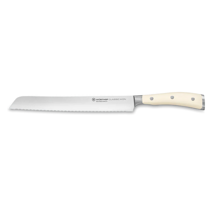 Wusthof Classic Ikon Knife Set with Wooden Block - White