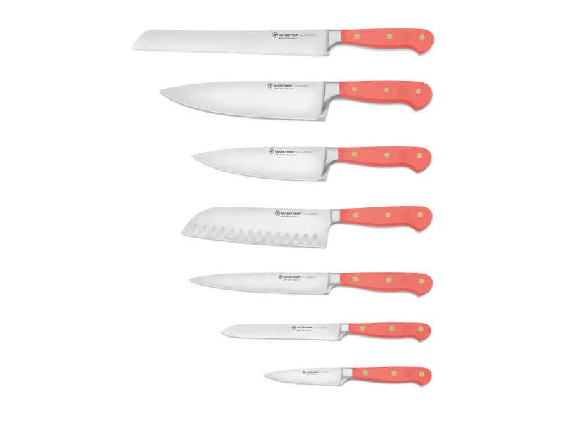 WÜSTHOF 8-Piece Knife Block - Coral Peach