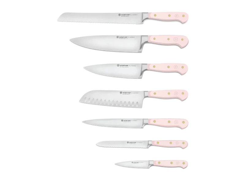 WÜSTHOF Classic 8-Piece Knife Block - Pink Himalayan Salt