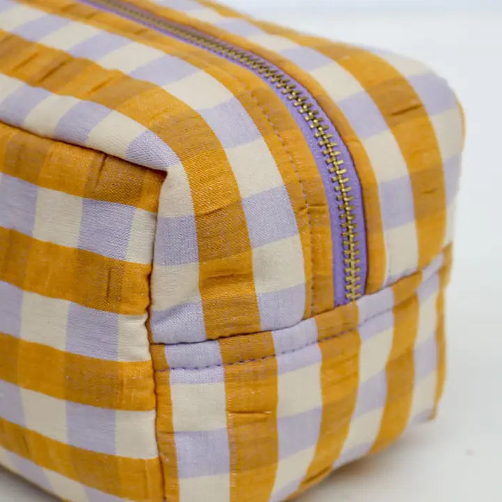 Mango Seersucker Dopp Kit