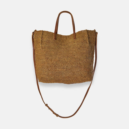 Camino Raffia Shoulder Bag