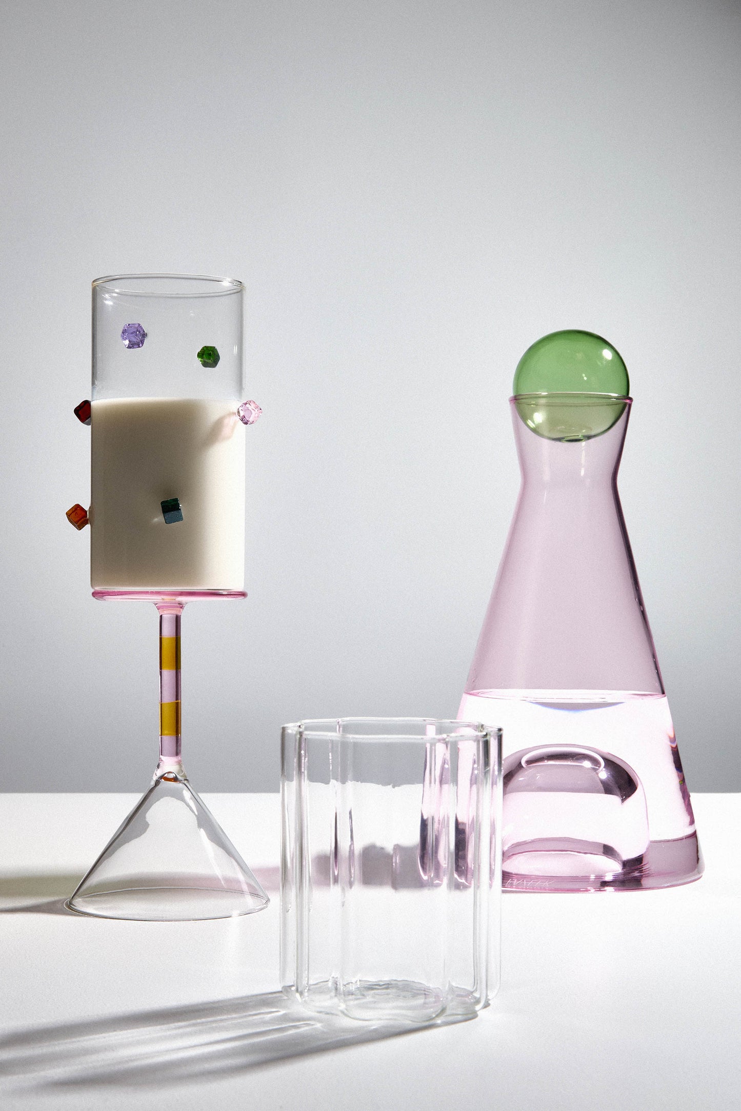 Vice Versa Carafe - Pink & Green