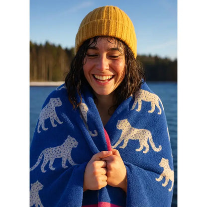 Organic Cotton Towels - Snow Leopards
