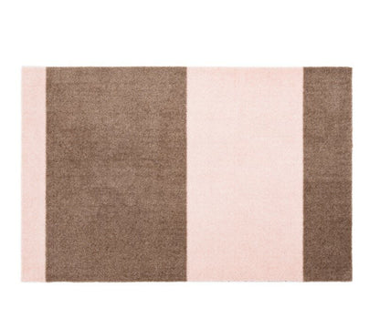 Stripes Horizontal Mat - Sand / Light Rose