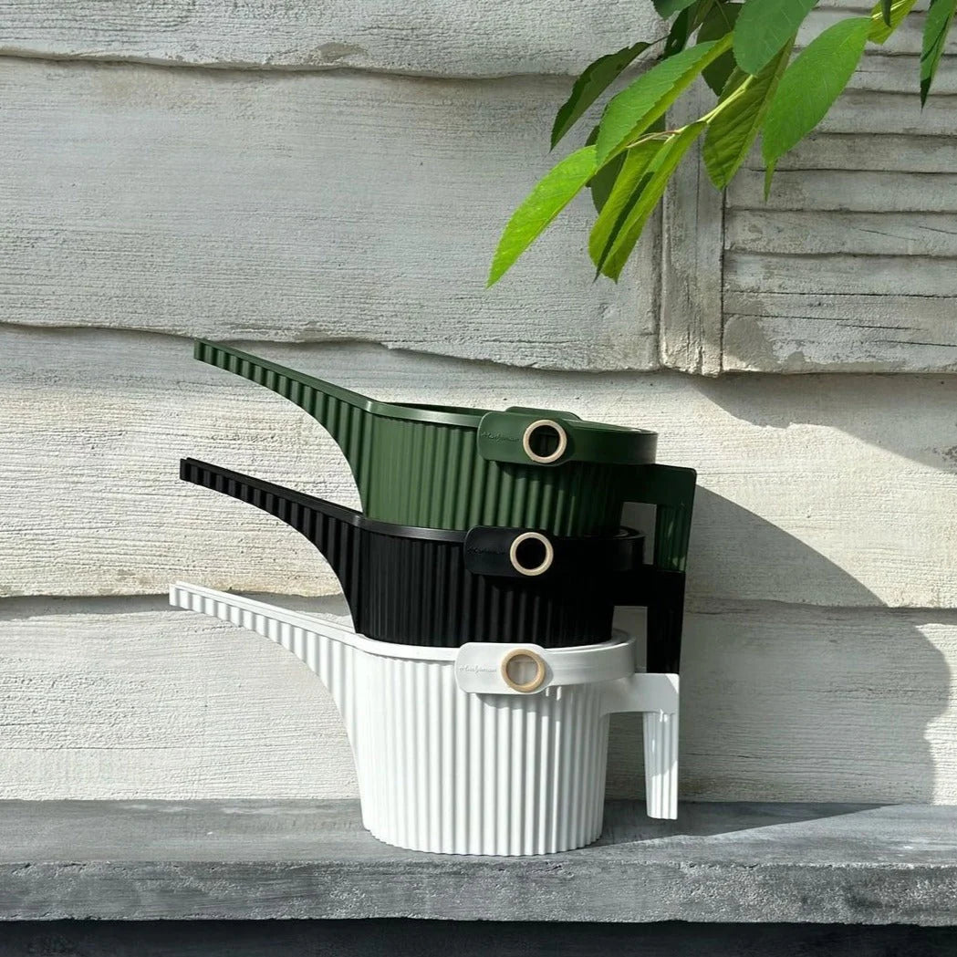 Garden Beetle Watering Can – White