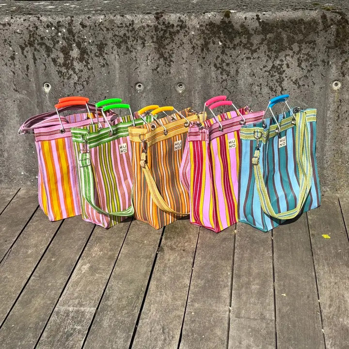 Recycled Nylon Tote Bag – Ocean Breeze
