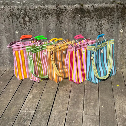 Recycled Nylon Tote Bag – Ocean Breeze