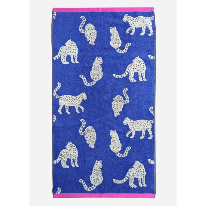 Organic Cotton Towels - Snow Leopards