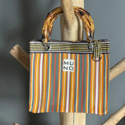 Nylon Mini Tote - Sunset Stripe