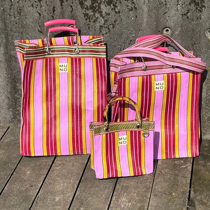 Striped Shopper – Berry Twist