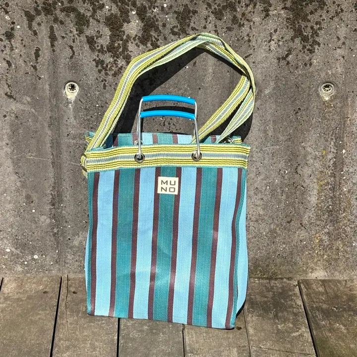 Recycled Nylon Tote Bag – Ocean Breeze