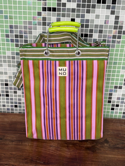 Recycled Nylon Tote Bag – Lime Zest
