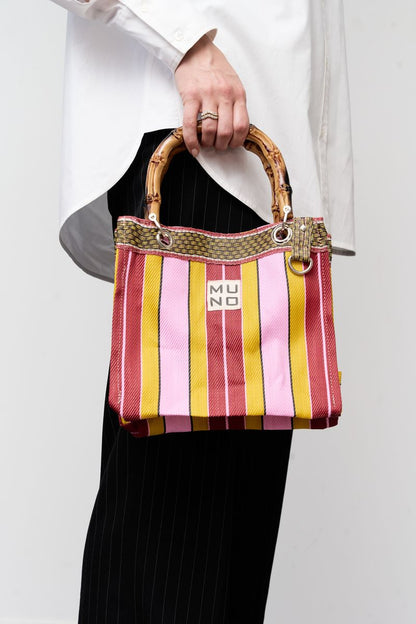 Nylon Mini Tote - Berry Twist