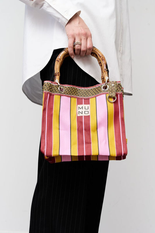 Nylon Mini Tote - Berry Twist