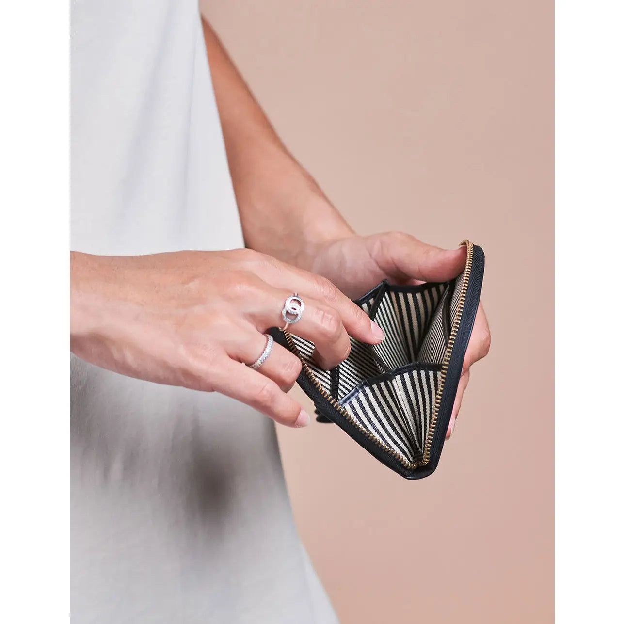The Laura Purse - Black Croco