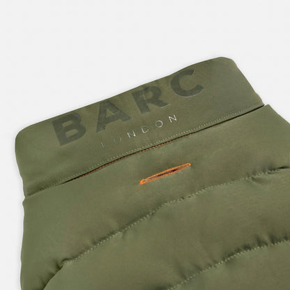 Reversible Puffer Jacket - Coral & Khaki
