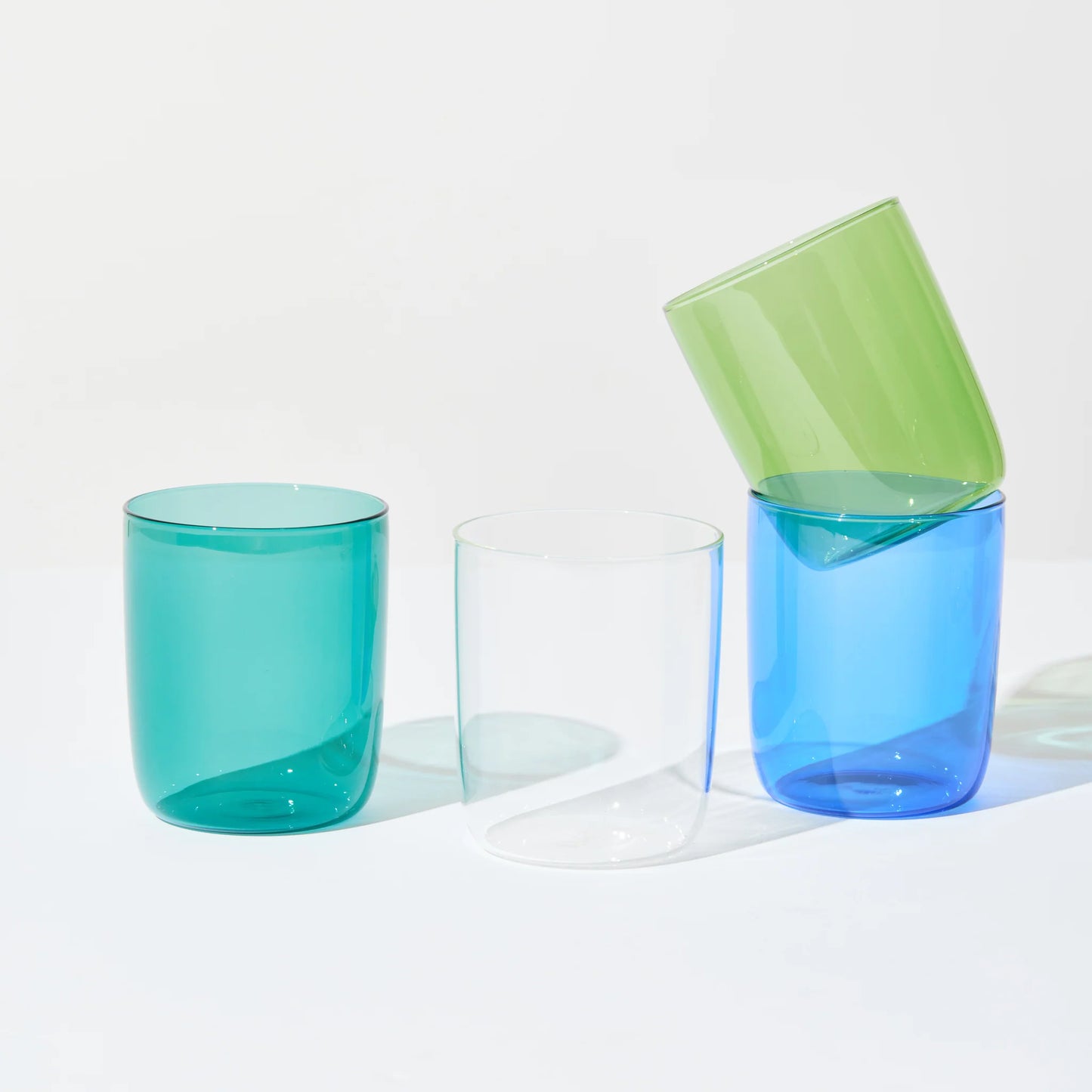 Belly Set of 4 Cups – Green Confetti
