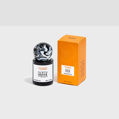 Fragrance Oil – Cedarwood + Saffron