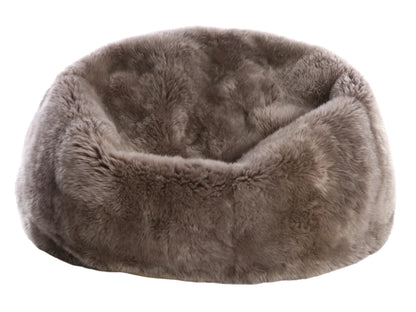 NZ Wool Sheepskin Beanbag - Vole