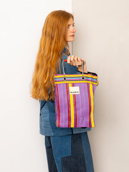 The Goa Mini Market Tote Bag – Candy Stripe