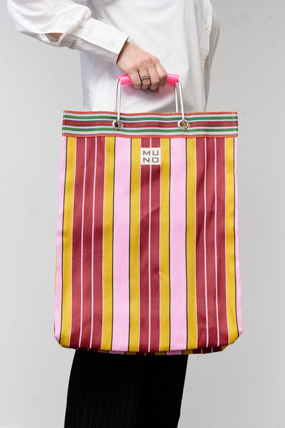 Striped Shopper – Berry Twist