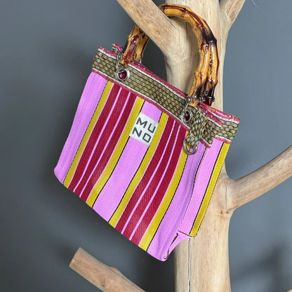 Nylon Mini Tote - Berry Twist