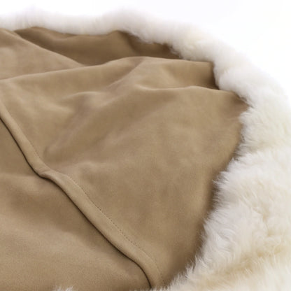 NZ Wool Sheepskin Beanbag - Ivory