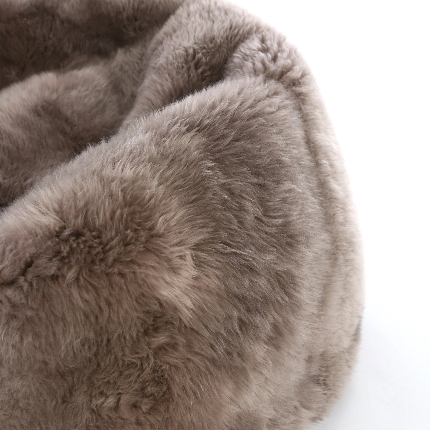 NZ Wool Sheepskin Beanbag - Vole