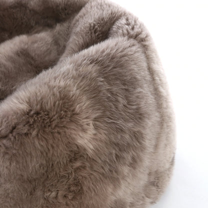 NZ Wool Sheepskin Beanbag - Vole