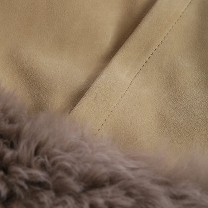 NZ Wool Sheepskin Beanbag - Vole