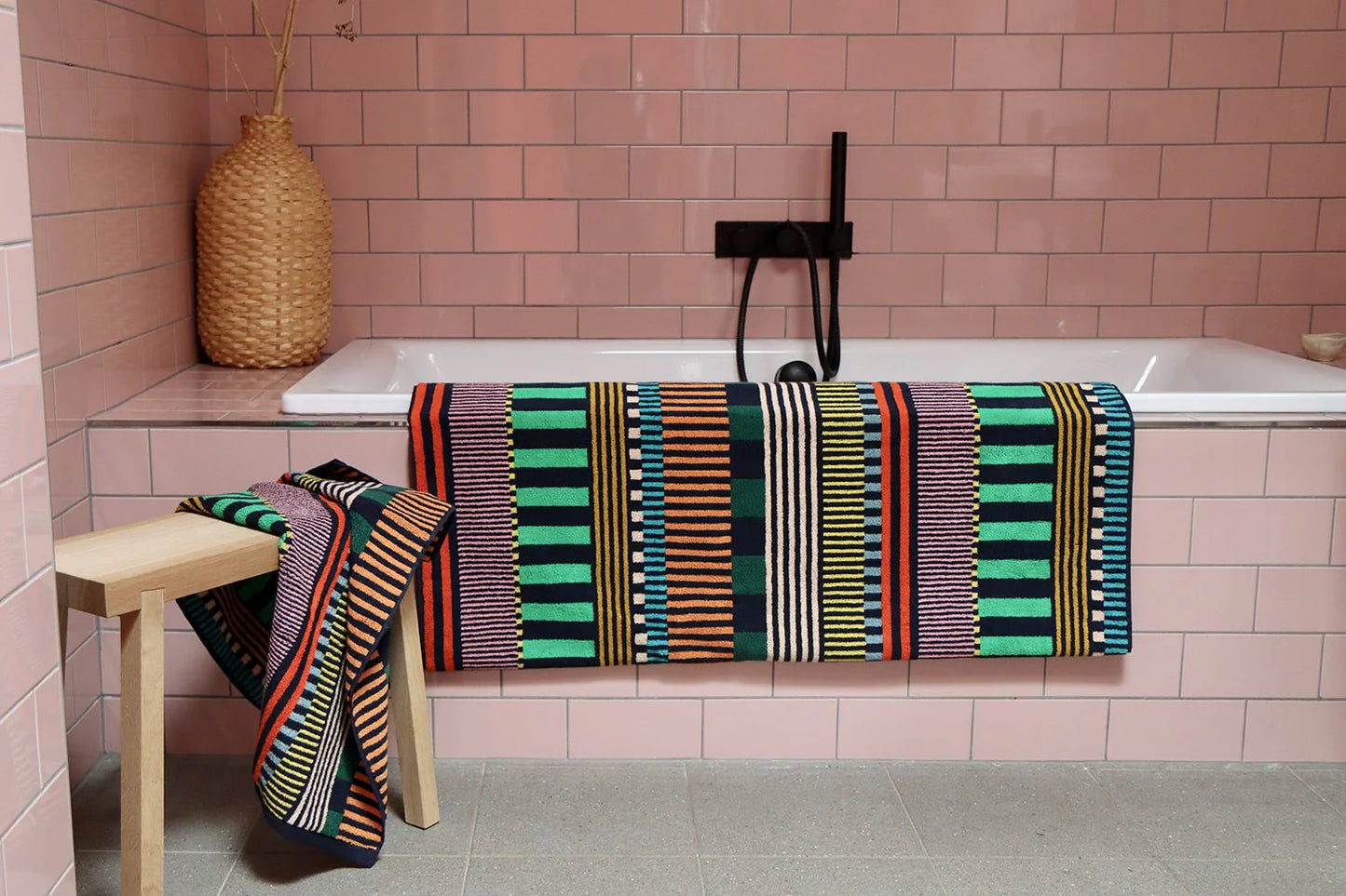 Multi Stripe Towels