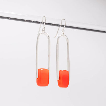 Empire Lux Neon - Silver Earrings