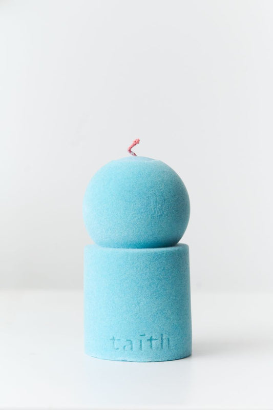 Lulu Candle - Baby Blue Velvet