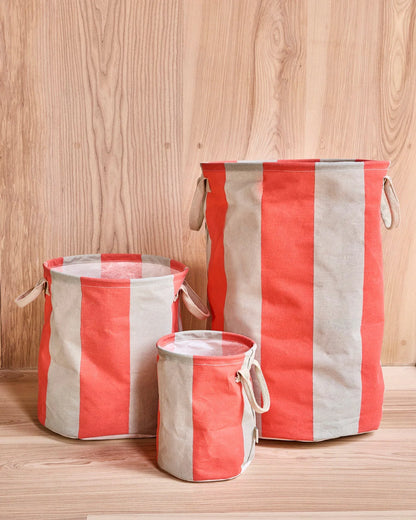 Kara Storage Baskets – Cherry Red