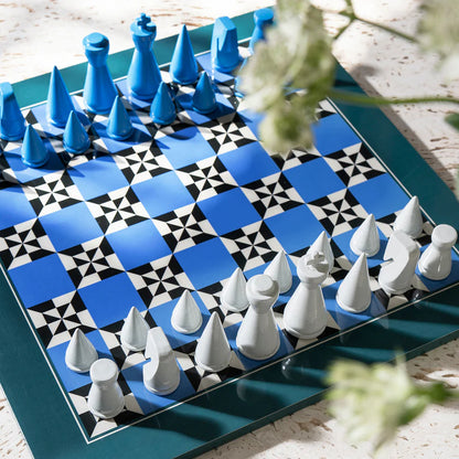 Lacquered Chess Set