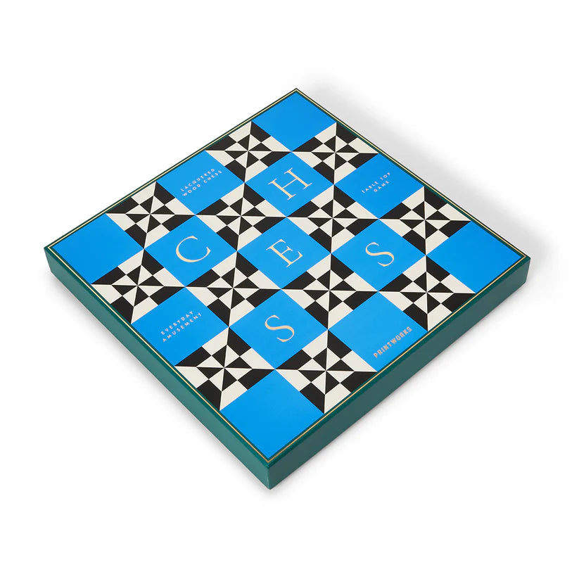 Lacquered Chess Set