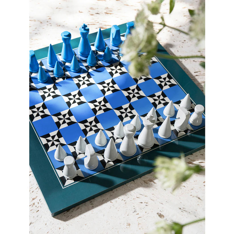Lacquered Chess Set