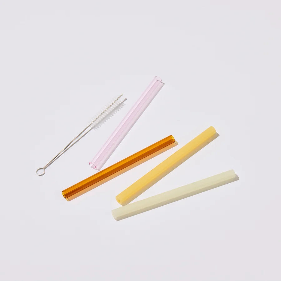 Short Sippy Straw Set - Sunset