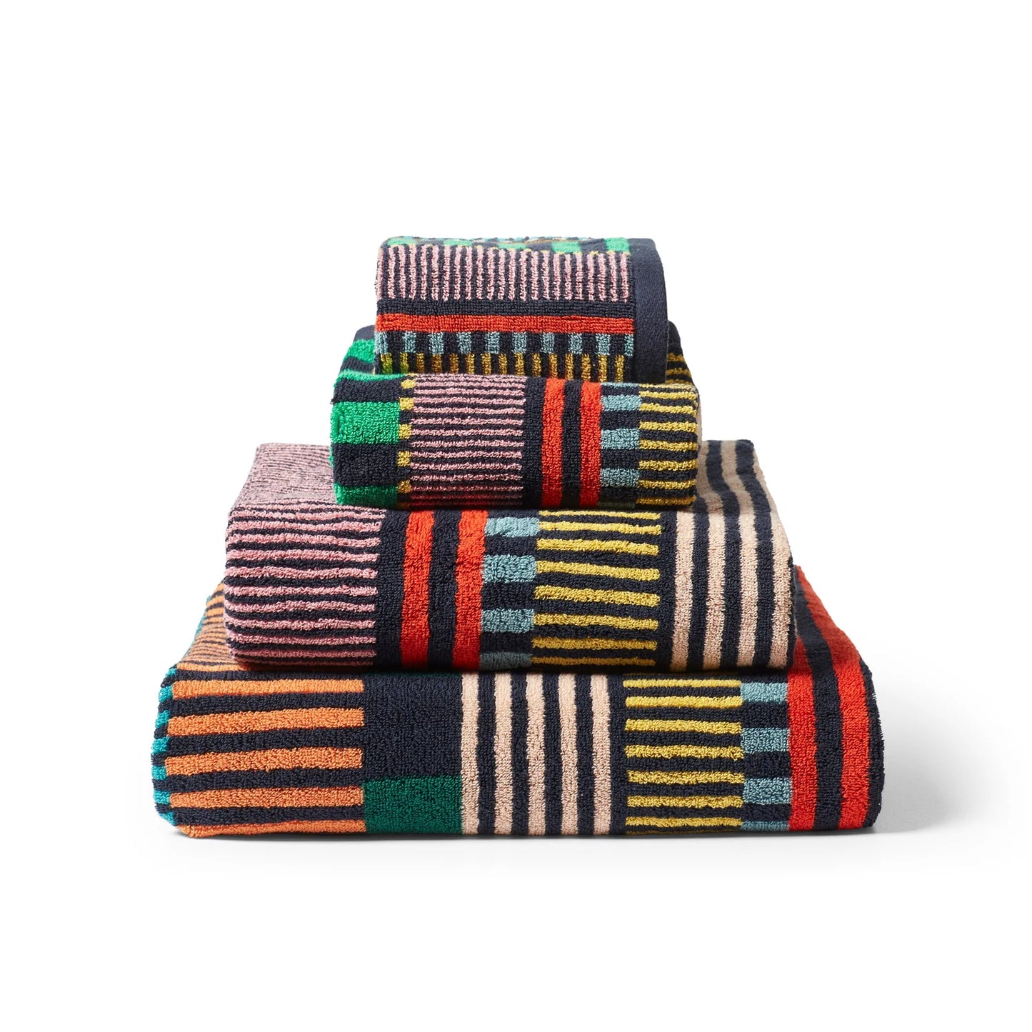 Multi Stripe Towels