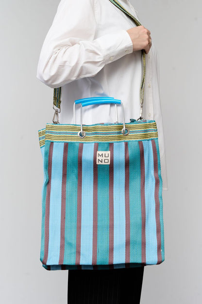 Recycled Nylon Tote Bag – Ocean Breeze